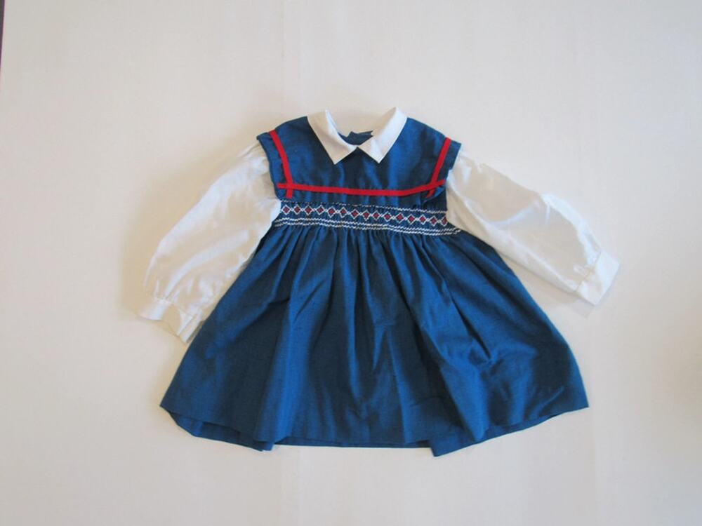 Polly Flinders Vintage Hand Smocked Dress